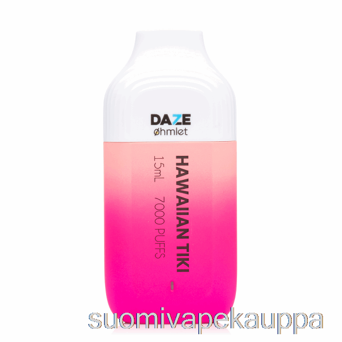 Vape Kauppa 7 Daze Ohmlet 7000 0% Nikotiiniton Kertakäyttöinen Hawaiian Tiki